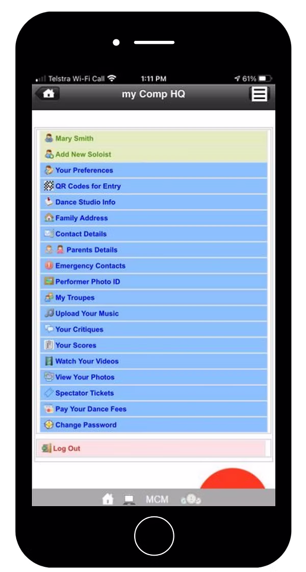 Competition Schedule